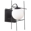 ARANDELA DIX CROMO NEGRO E BRANCO (C)21CM (L)21,5CM (A)35CM 1X25W G9