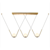 PENDENTE OSCAR DOURADO E BRANCO (C)12CM (L)108CM (A)25CM 3XG9 75W - HP001