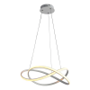 PENDENTE NODO BRANCO (D)50CM (A)15CM 1X36W 3000K 1188LM LED - HM020W