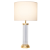 BASE PARA ABAJUR VENETO DOURADO E TRANSPARENTE (D)15.5CM (A)53.5CM 1XE27 40W - MI007
