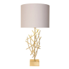 BASE PARA ABAJUR VENETO DOURADO (C)23CM (L)13CM (A)55CM 1XE27 40W - MI002