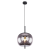 PENDENTE TRES PRETO E FUME (D)30CM (A)42.5CM 1XE27 40W - HC016