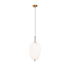 PENDENTE TRES DOURADO E BRANCO (D)27CM (A)59.5CM 1XE27 40W - HC015G