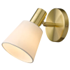 Arandela Pipe Dourado E Branco (D)12Cm (A)21Cm 1Xe14 40W - ME004W