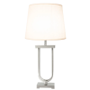 BASE PARA ABAJUR TASA NICKEL (C)2CM (L)13CM (A)55CM 1X40W E27