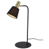 ABAJUR PIPE DOURADO E PRETO (D)12CM (A)49.5CM 1XE14 40W - ME002