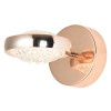 ARANDELA BEEP DOURADO (C)20CM (L)12CM (A)6CM 1X8W 3000K 500LM LED