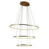 PENDENTE BIRDIE OVAL GOLD (D)60 + 80 + 100CM  3X45W 3000K  LED