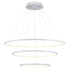 PENDENTE BIRDIE BRANCO (D)80 + 60 + 40CM (A)42CM 17W + 13W + 9W 3200K 3120L - KW002W