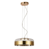 PENDENTE OTTO DOURADO E TRANSPARENTE (D)31.5CM (A)11CM 1X15W 3000K 750LM - JO007G