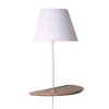 ARANDELA LÊRA BRANCO E MARROM (C)36CM (L)18CM (A)46CM 1XE14 40W - ML010W