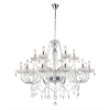 LUSTRE ANJOU CROMADO E TRANSPARENTE (D)82CM (A)100CM 18XE14 720W - JF118C