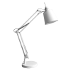 ABAJUR SCOPE BRANCO E BRANCO (D)15CM (A)72CM 1XE27 40W - HU3002W