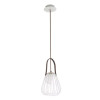 PENDENTE LAMP DOURADO E BRANCO (D)18CM (A)22CM 1XG9 40W - ML002W