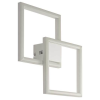 ARANDELA / PLAFON TEC PRETO (C)41CM (L)41CM (A)4CM 1X45W 3000K 2450LM - GD010B