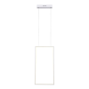 PENDENTE TEC BRANCO (C)60CM (L)30CM (A)2CM 1X32W 3000K 1810LM - GD015W