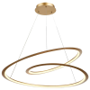 PENDENTE INFINI DOURADO (D)79CM 1X61W 3000K 1800LM LED