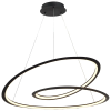 PENDENTE INFINI PRETO (D)79CM 1X61W 3000K 1800LM LED