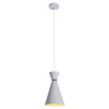 PENDENTE SET BRANCO E NICKEL (D)18CM (A)3.5CM 1X40W E27