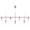 PENDENTE ARCHI BRONZE (C)174CM (L)16CM (A)70CM 7X7W 3000K 3640LM - CD001M