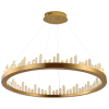 Pendente Roca Dourado E Transparente (D)80Cm (C)0Cm (L)0Cm (A)11Cm 1X36W 3000K 2160Lm Led - BC003G