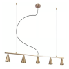 PENDENTE TITIA DOURADO (C)118CM (A)10CM 5XG9 35W - DW002