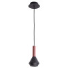 PENDENTE PITUCO ROSE GOLD E PRETO E PRETO (D)10CM (A)18.7CM 1XGU10 10W - ML015B