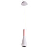 PENDENTE PITUCO ROSE GOLD E BRANCO E BRANCO (D)9CM (A)26CM 1XGU10 10W - ML016W
