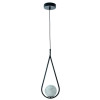 PENDENTE PINGO PRETO E FUME (D)18CM (A)30CM 1XG9 25W - TR001B