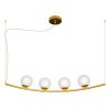 PENDENTE OSCAR DOURADO E BRANCO (C)12CM (L)100CM (A)17CM 4XG9 100W - HP002