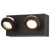 ARANDELA OTO PRETO E ROSE GOLD (C)20CM (L)10CM (A)10CM  2X5W 3000K 600LM LED