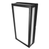 Luminária Arandela ALR02 Preto 12W 3000K