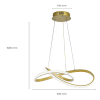 Luminária LED Pendente LP-302 SMD 36W 3 EM 1