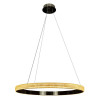 PENDENTE OCA NICKEL E TRANSPARENTE (D)60CM (A)4CM 1X32W 3000K 2080LM - GD001NK