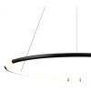 PENDENTE NÉBULA PRETO E BRANCO (D)87CM 1X35W 3000K 1750LM - DW005SB