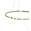 PENDENTE MANTRA DOURADO (D)80CM (A)30CM 1X45W 2700K 3375LM - OC011L