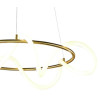 PENDENTE MANTRA DOURADO (D)60CM (A)30CM 1X35W 2700K 2625LM - OC011S