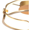 PLAFON DE SOBREPOR LUMINA DOURADO (D)47CM (A)17CM 1X35W 3000K 1750LM - BB016SG