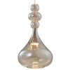 PENDENTE LAE DOURADO E CHAMPAGNE (D)15CM (A)29CM 1X5W 3000K - KB003