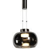 PENDENTE IOIÔ NICKEL E FUME (D)22CM (A)19CM 1X8.5W 3000K 850LM - BB008N