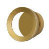 ARANDELA GINGA DOURADO E BRANCO (D)17CM (L)10.5CM (A)17CM 1X6W 3000K 300LM - BB025