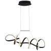 PENDENTE ZIG PRETO (C)84CM (L)22CM (A)21CM 1X35W 3000K 1800LM - TP003B