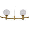 PENDENTE CORALINA DOURADO (D)70CM (A)24CM 6X2W 2700K 900LM - OC021