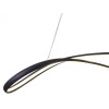 PENDENTE ZIG PRETO (C)88CM (L)32CM (A)22CM 1X35W 3000K 1800LM - TP002B