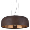 PENDENTE CLUB D 48CM X 18CM 1XE27 127V / 220V COBRE E NATURAL - OD001MC