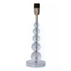 BASE PARA ABAJUR CRILY CROMADO E TRANSPARENTE (D)14CM (A)39CM 1XE27 40W - TE0127