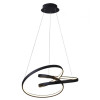 PENDENTE ZIG PRETO (C)57CM (L)47CM (A)26CM 1X35W 3000K 1800LM - TP001B