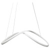 PENDENTE ZIG BRANCO (C)88CM (L)32CM (A)22CM 1X35W 3000K 1800LM - TP002