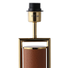 BASE PARA ABAJUR VENETO DOURADO E MARROM (D)20CM (A)60.5CM 1XE27 40W - MI010