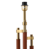 BASE PARA ABAJUR VENETO DOURADO E MARROM (D)17CM (A)58.5CM 1XE27 40W - MI009